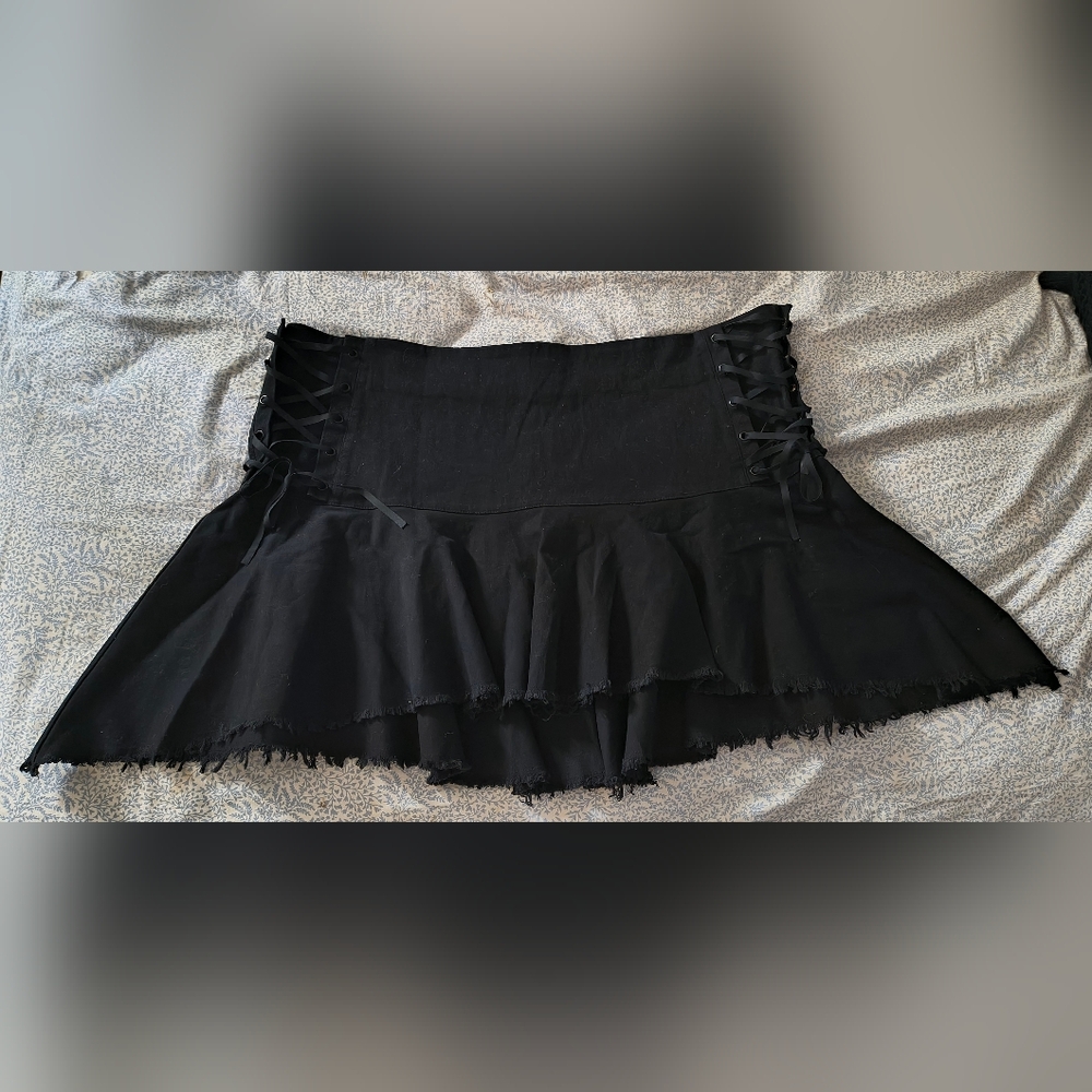 NWT Dolls Kill- Current Mood Mini Skirt 2XL